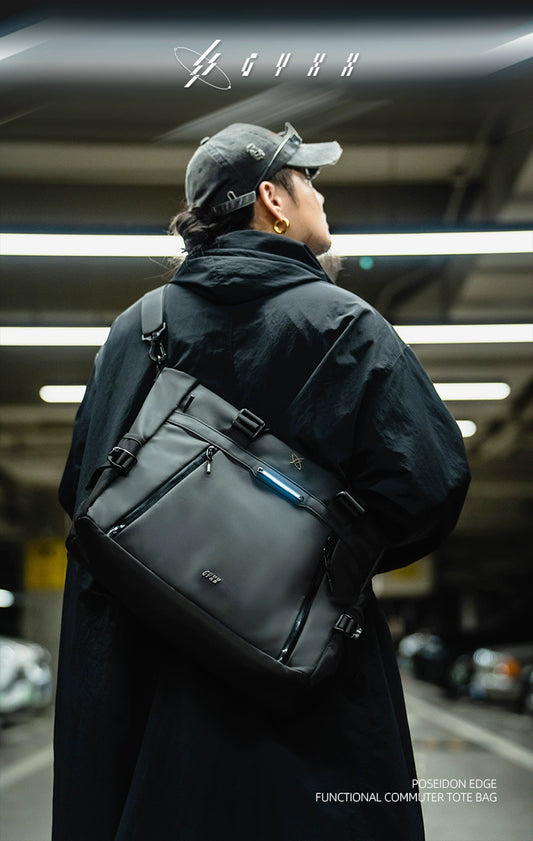 GYXX/Poseidon edge tote bag men's messenger bag shoulder bag briefcase 2025 new