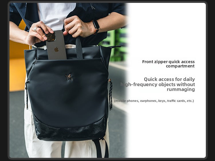 GYXX/Light and Shadow Planet Polar Star Backpack Men's and Women's Backpack Commuting Large Capacity Laptop School Bag