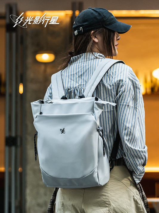 GYXX/Light and Shadow Planet Polar Star Backpack Men's and Women's Backpack Commuting Large Capacity Laptop School Bag