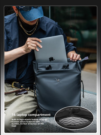 GYXX/Light and Shadow Planet Polar Star Backpack Men's and Women's Backpack Commuting Large Capacity Laptop School Bag