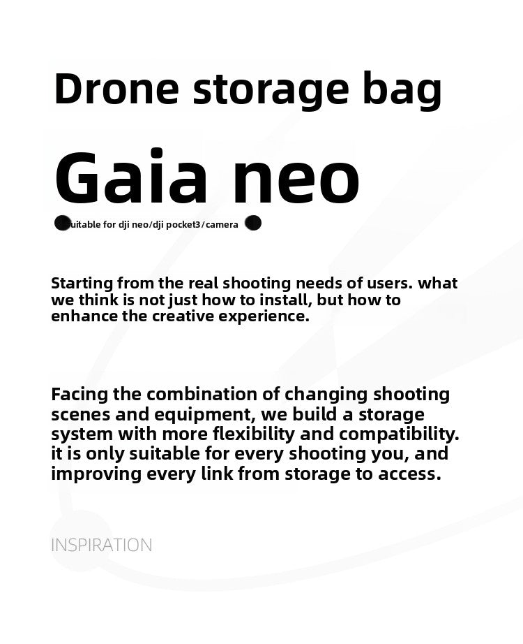GYXX/Gaia neo drone storage bag